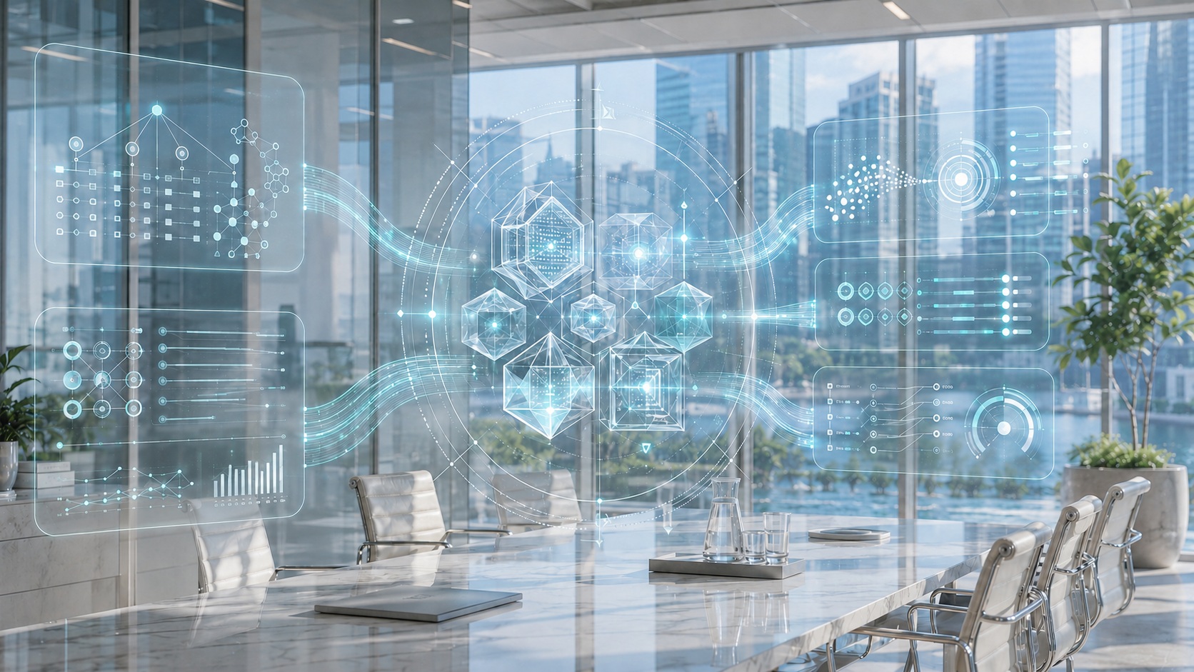 AI-assisted recruitment technology visual